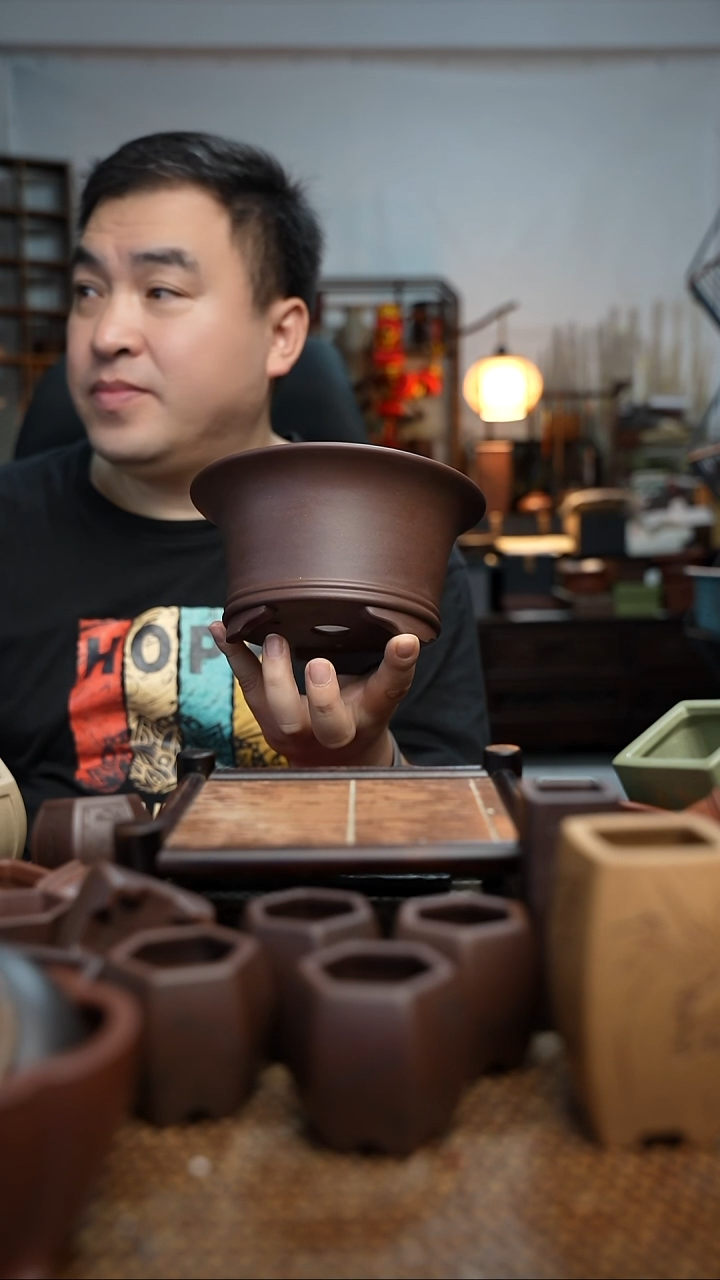 紫砂花盆長木軒精品紫砂