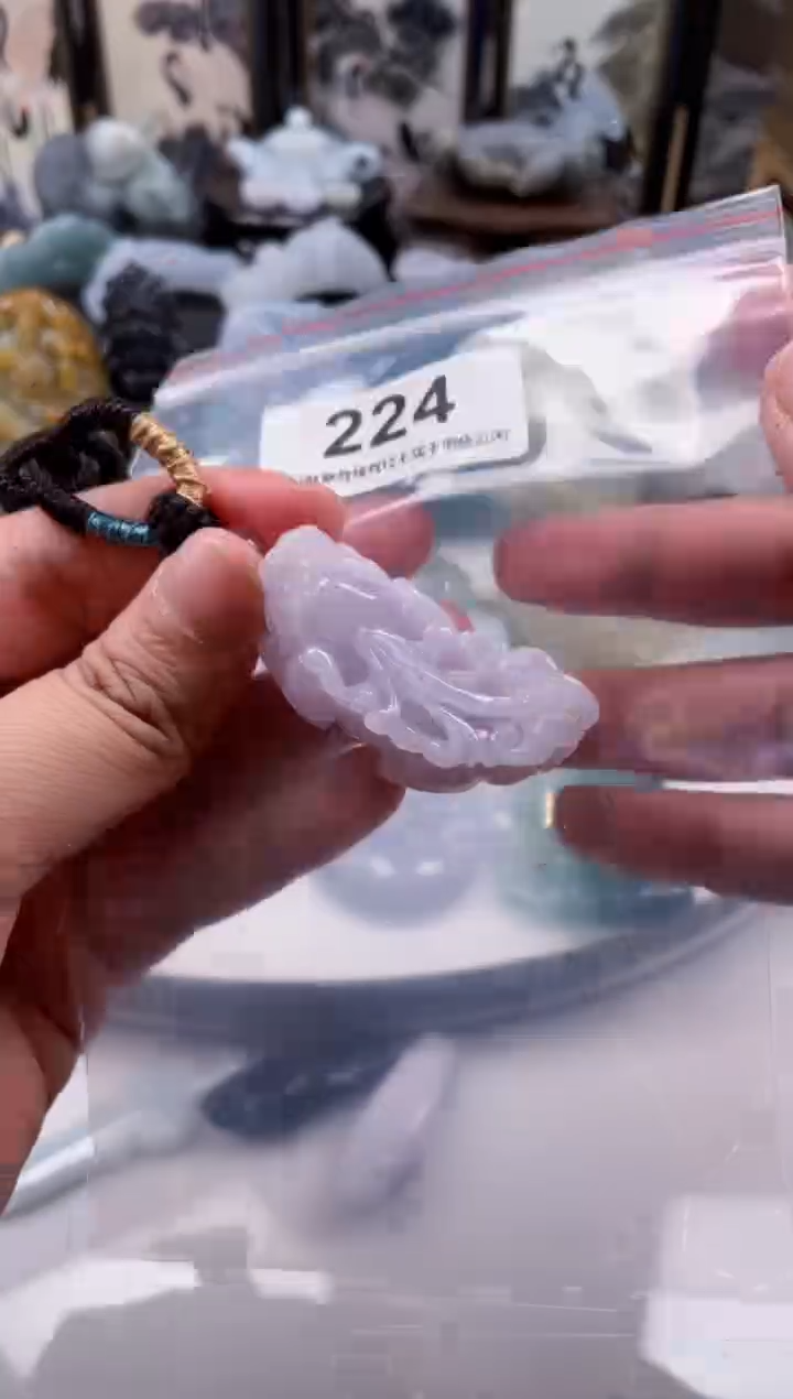 【闪购商品】翡翠颈饰未镶嵌天然缅甸A货翡翠224