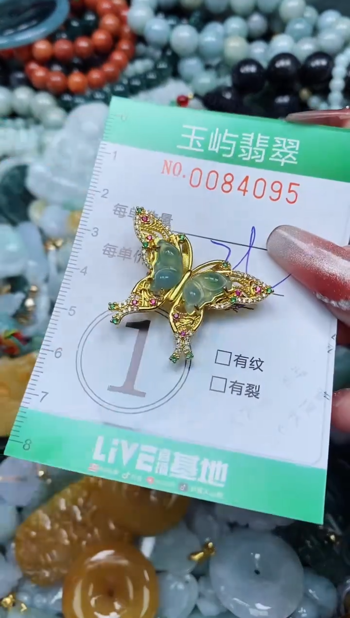 【闪购商品】翡翠颈饰未镶嵌闪购0084095多样性发其一