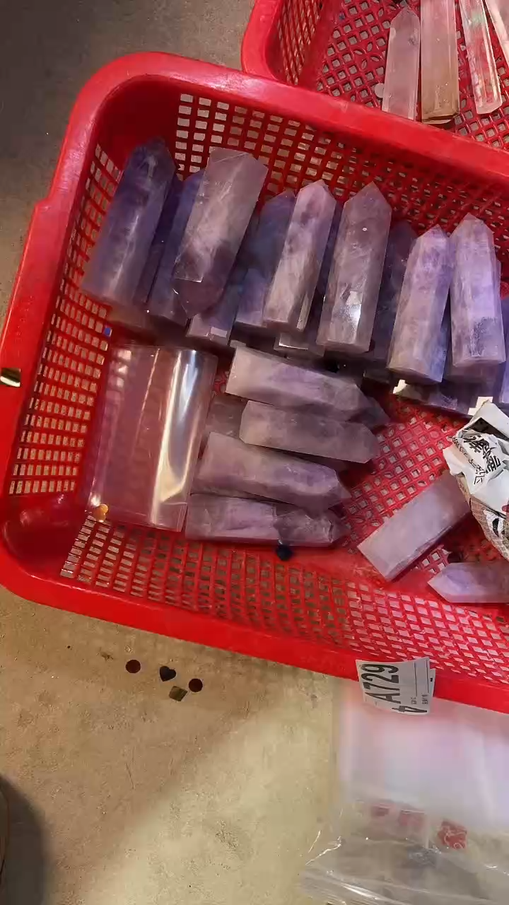【闪购商品】水晶摆件未镶嵌紫水晶柱子多样性发一个