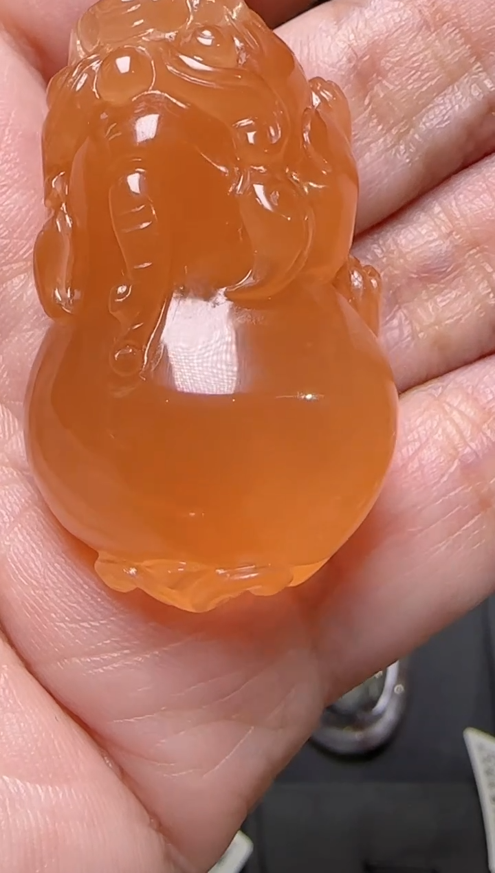 【闪购商品】水晶吊坠未镶嵌红兔毛貔貅吊坠 JP37739成