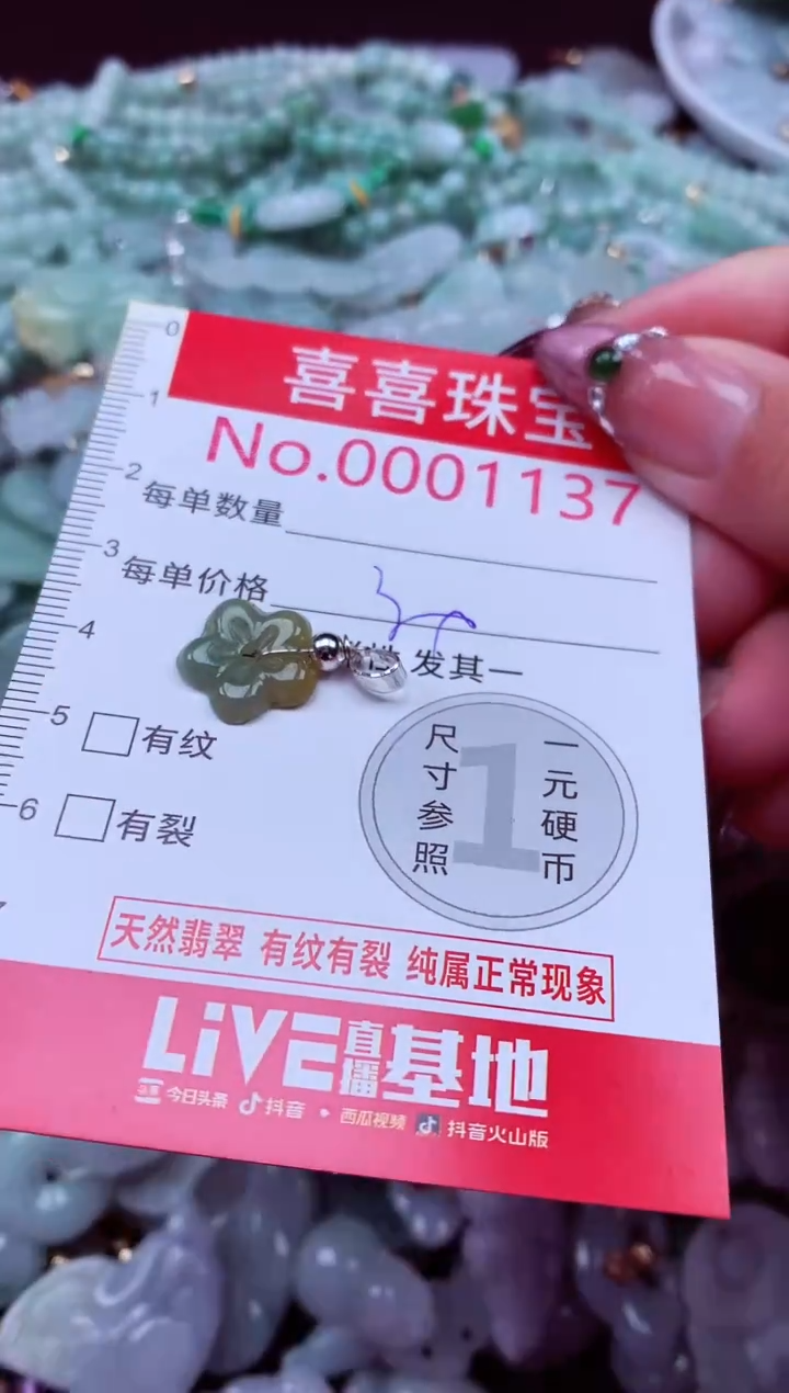 吊坠(不含链)未镶嵌翡翠1137