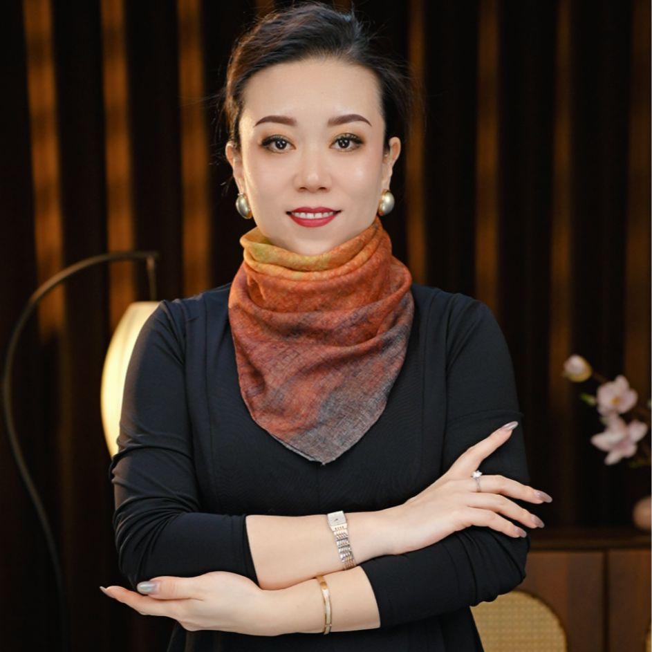 T933-【旭日韶光】渐变彩色高级大气百搭气质丝毛方巾90*90