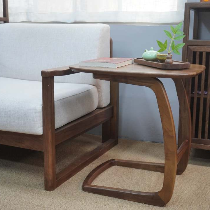 【朴匠木作】北美fas级黑胡桃木边几沙发客厅茶几集合全实木全原木