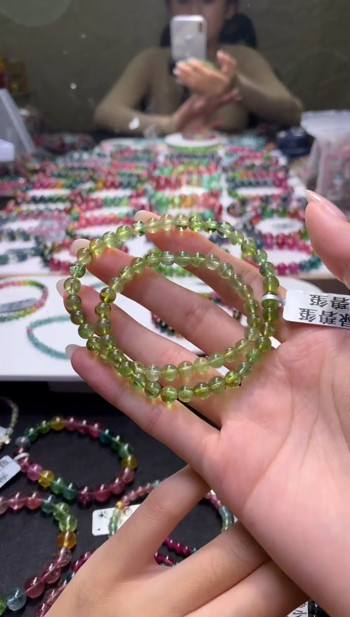 未镶嵌手串碧玺A11【天然碧玺】