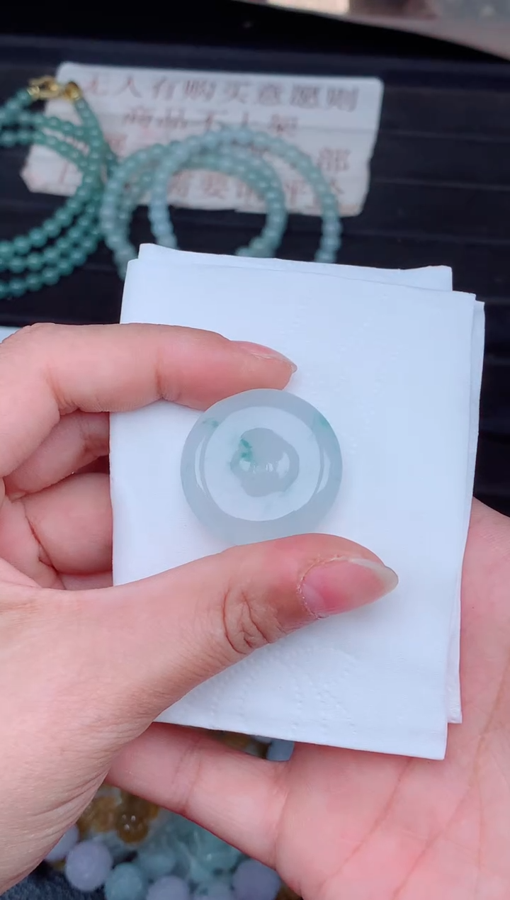 未镶嵌定制翡翠毛货需精细抛光，拍一发一