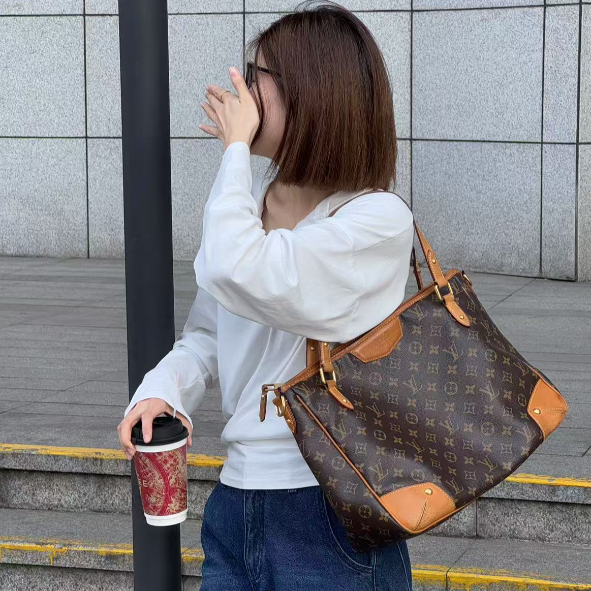 95新 LouisVuitton/路易威登 14804049 Estrella机场包小号 36*28
