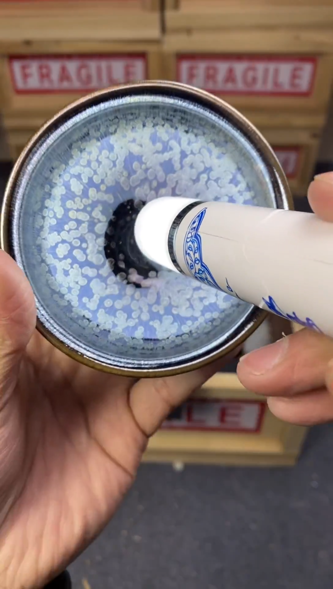 茶盏全手工原矿原釉建盏