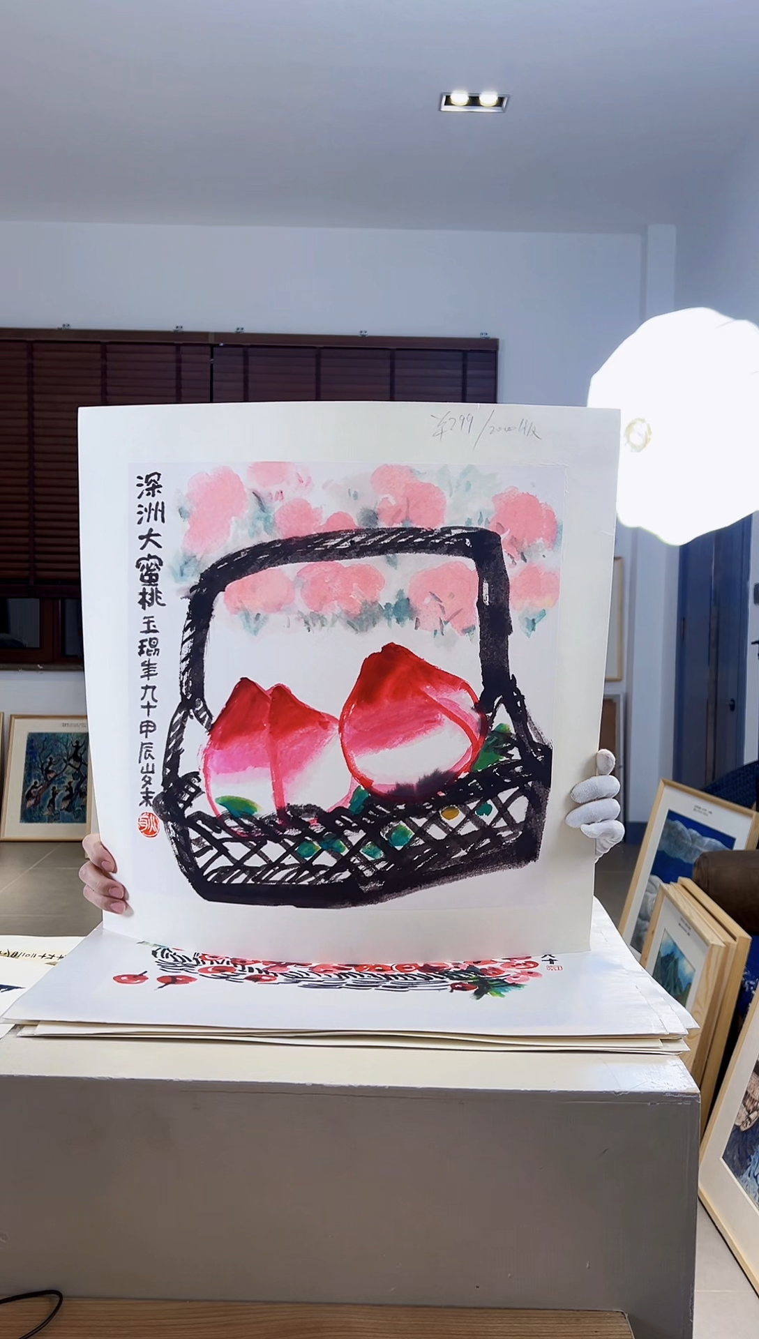 【闪购商品】版画限量亲签盖章版画S