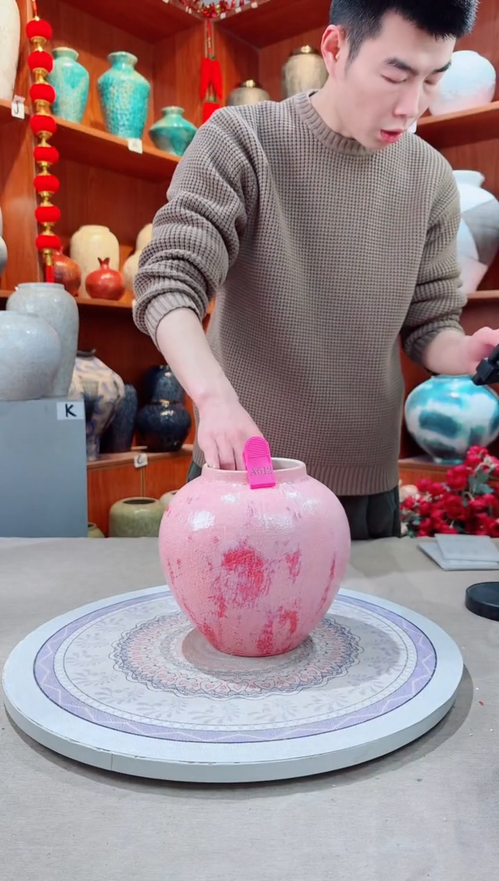 【闪购商品】瓶孤品 微瑕陶瓷花瓶 无花 a512