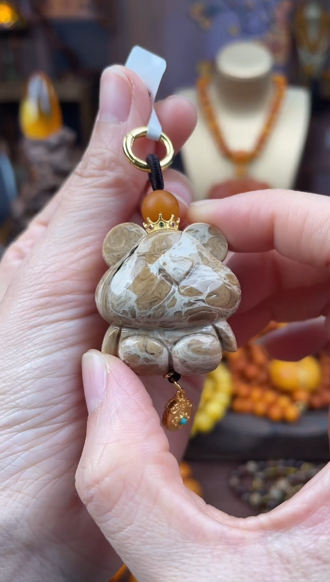 裸石琥珀未镶嵌多样性发货1，假一赔4