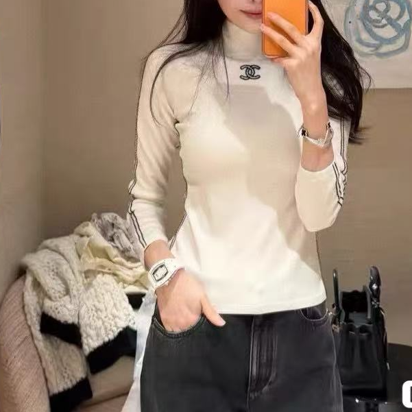 99新 Chanel/香奈儿 25N滑雪系列羊毛内搭 38码