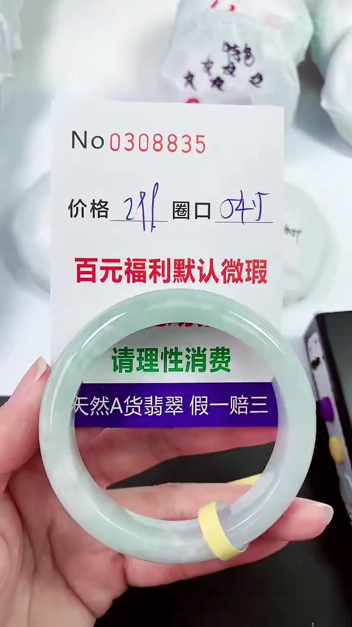 【闪购商品】翡翠手镯未镶嵌00308835