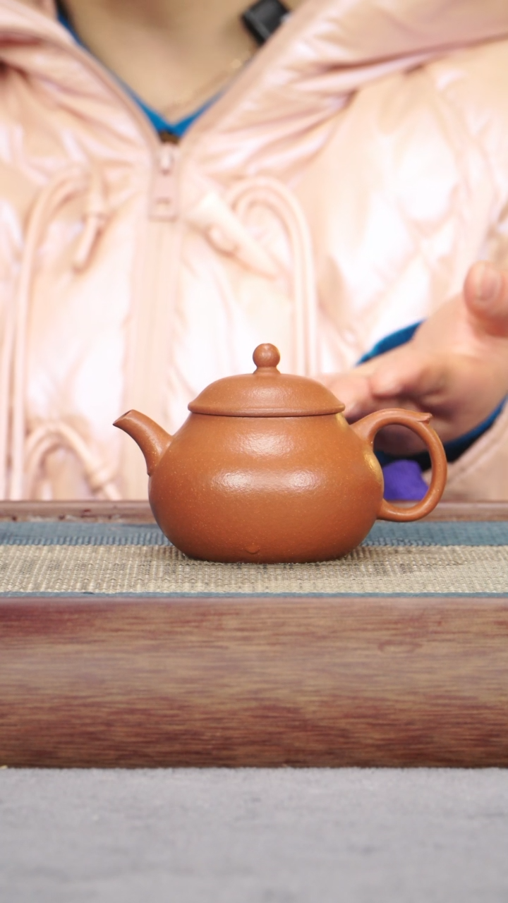 【闪购商品】紫砂茶壶红降坡 君德 