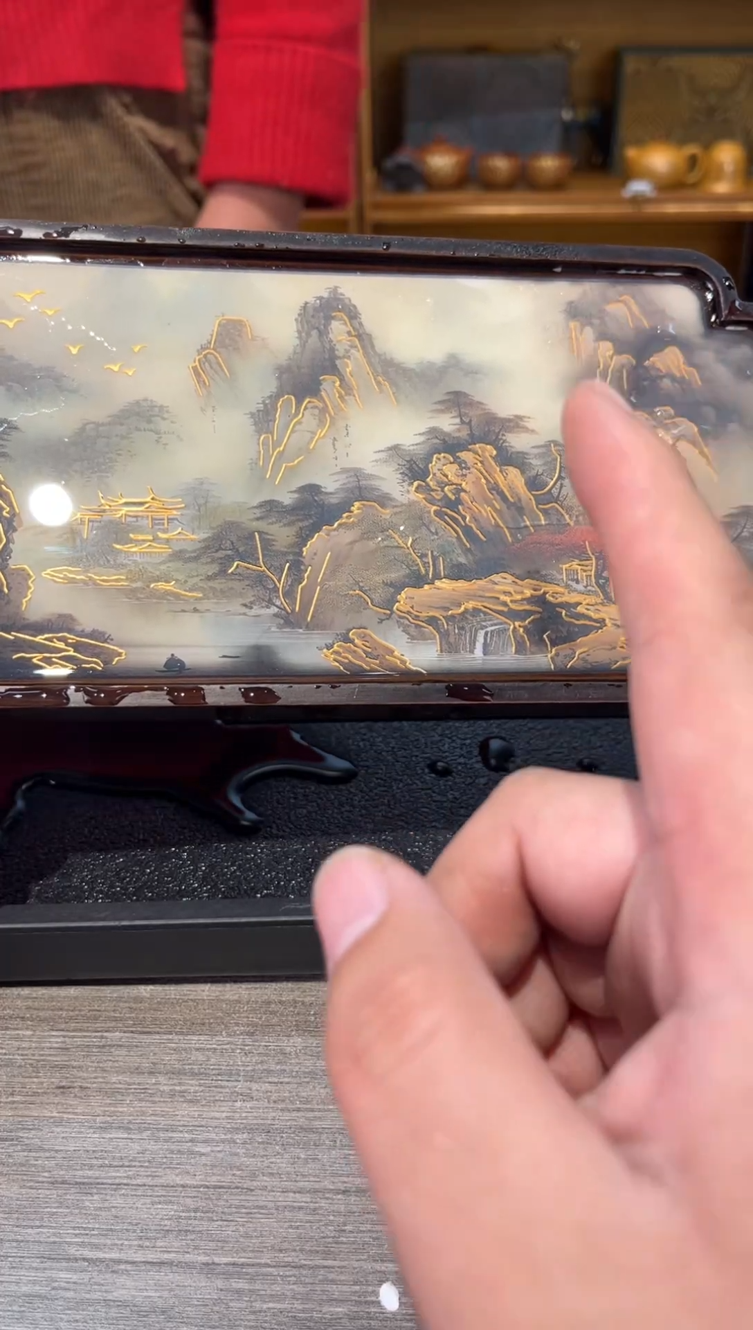 【闪购商品】黄山变色茶盘茶具