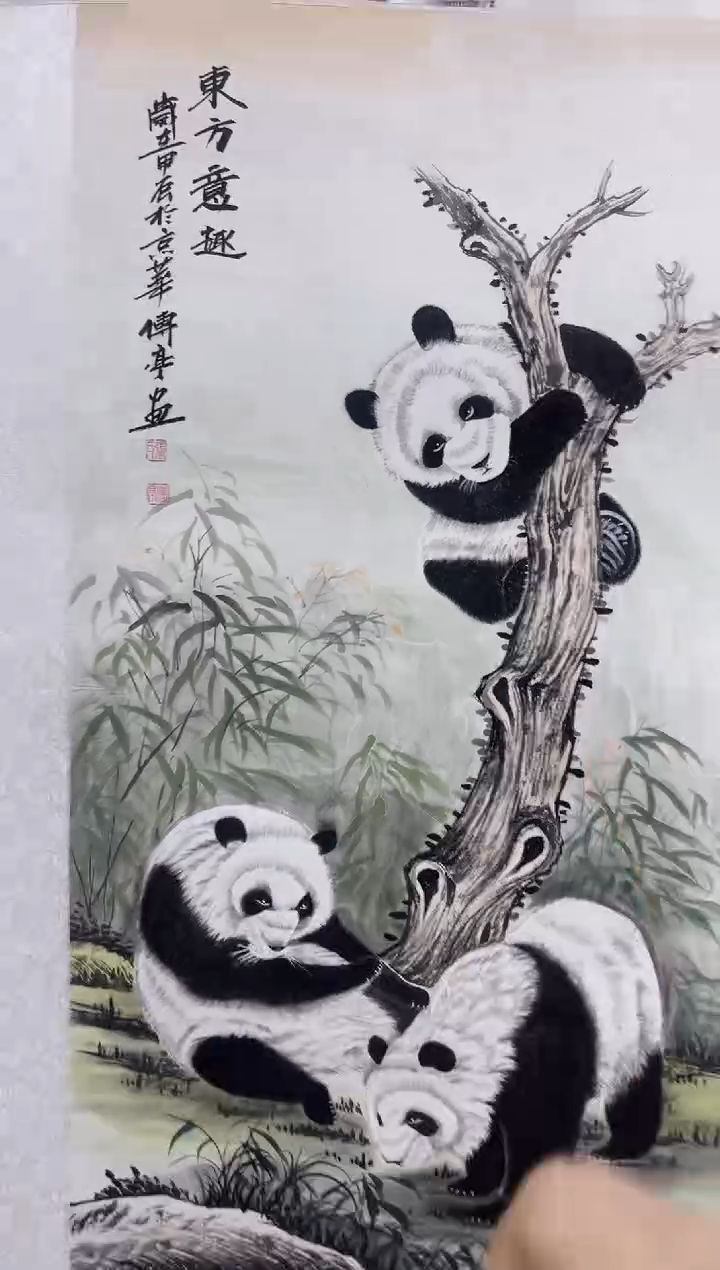 国画张传亭老师的作品3