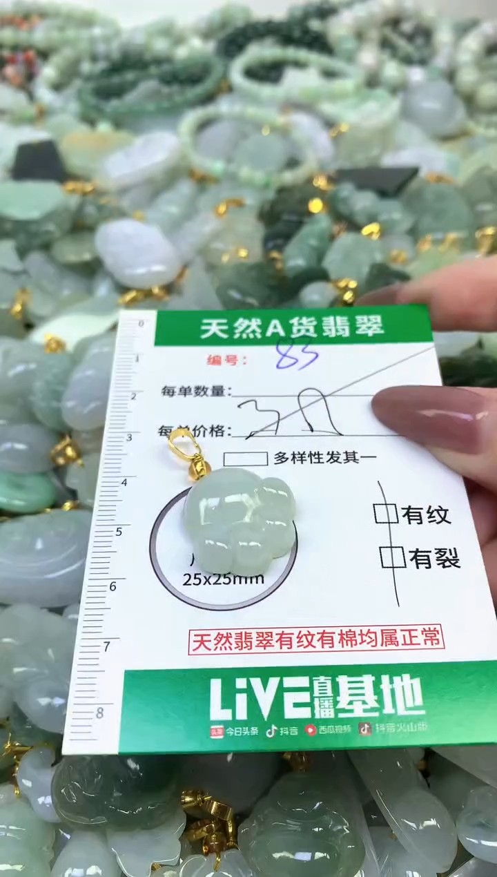 颈饰未镶嵌翡翠纯天然缅甸A货翡翠
