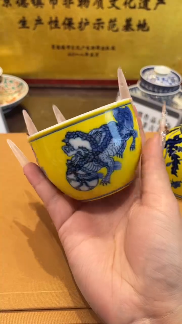 杯子瓷景德镇手工手绘陶瓷