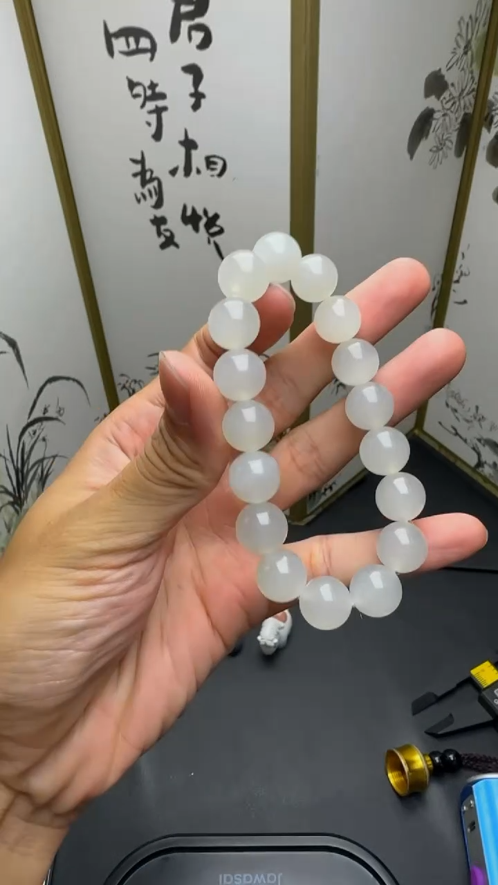 未镶嵌手串和田玉DSD0908075多样性发一
