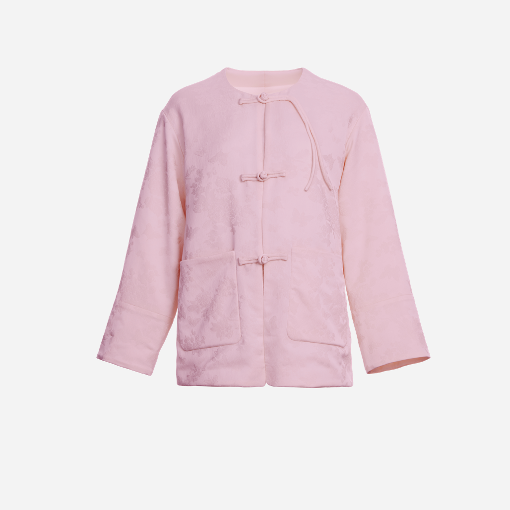 GEJIN歌锦24秋冬款外套加厚中式长袖复古休闲国风棉服9322473013