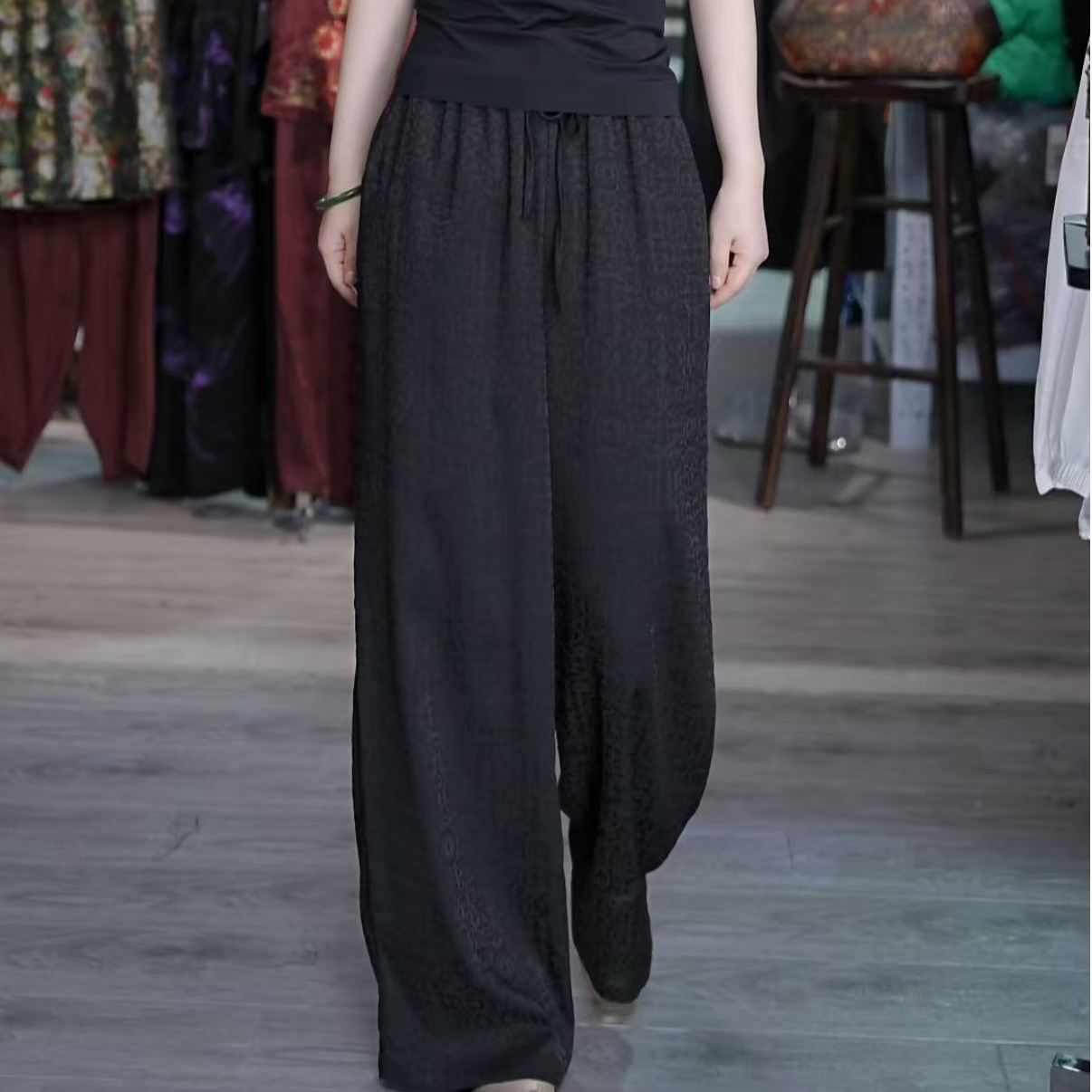 百搭时尚潮流休闲气质显瘦轻奢女款休闲裤1290