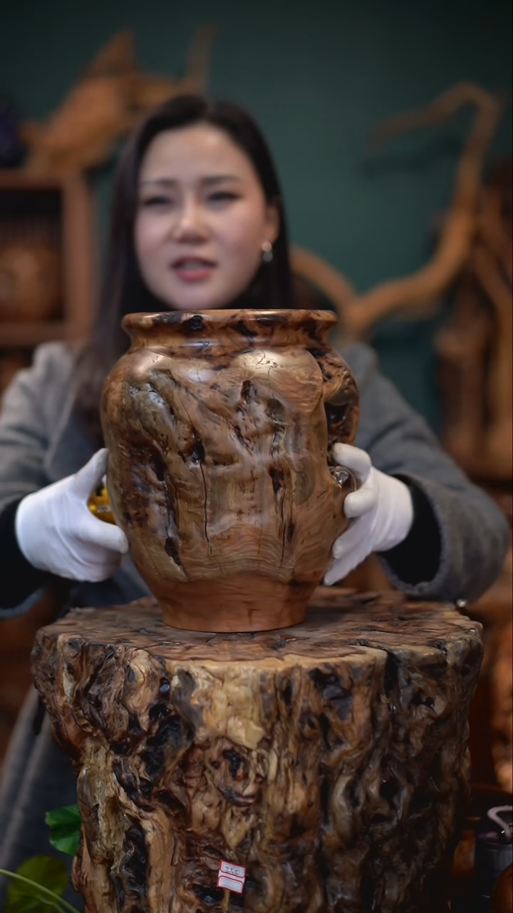 【闪购商品】枣木雷击枣木聚财缸