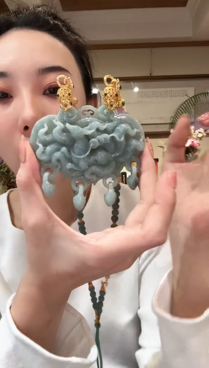 【闪购商品】翡翠颈饰未镶嵌国风