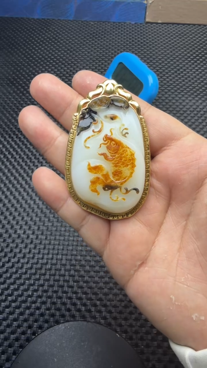 颈饰未镶嵌和田玉肉*龙10