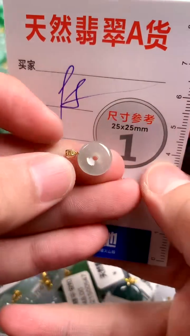 【闪购商品】翡翠颈饰18K金镶嵌13009137