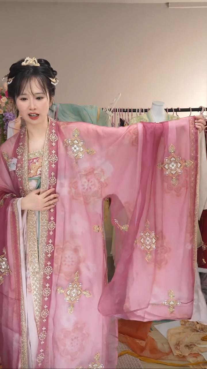 云罗内外大袖两件套  特价不退换