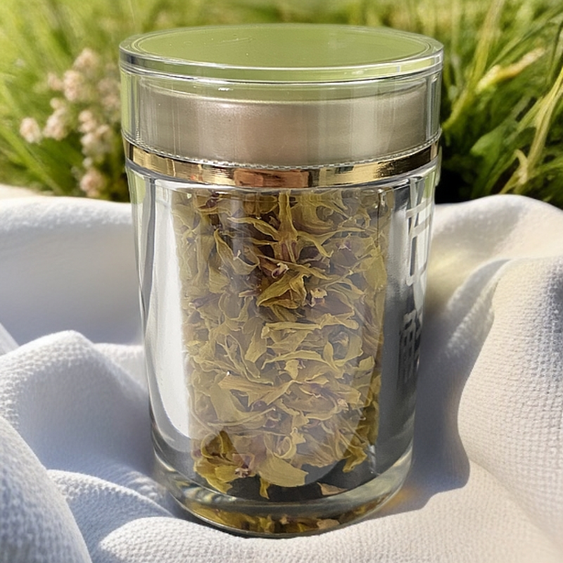 【霍山原产石斛花】石斛花泡茶花干花新鲜瓶装