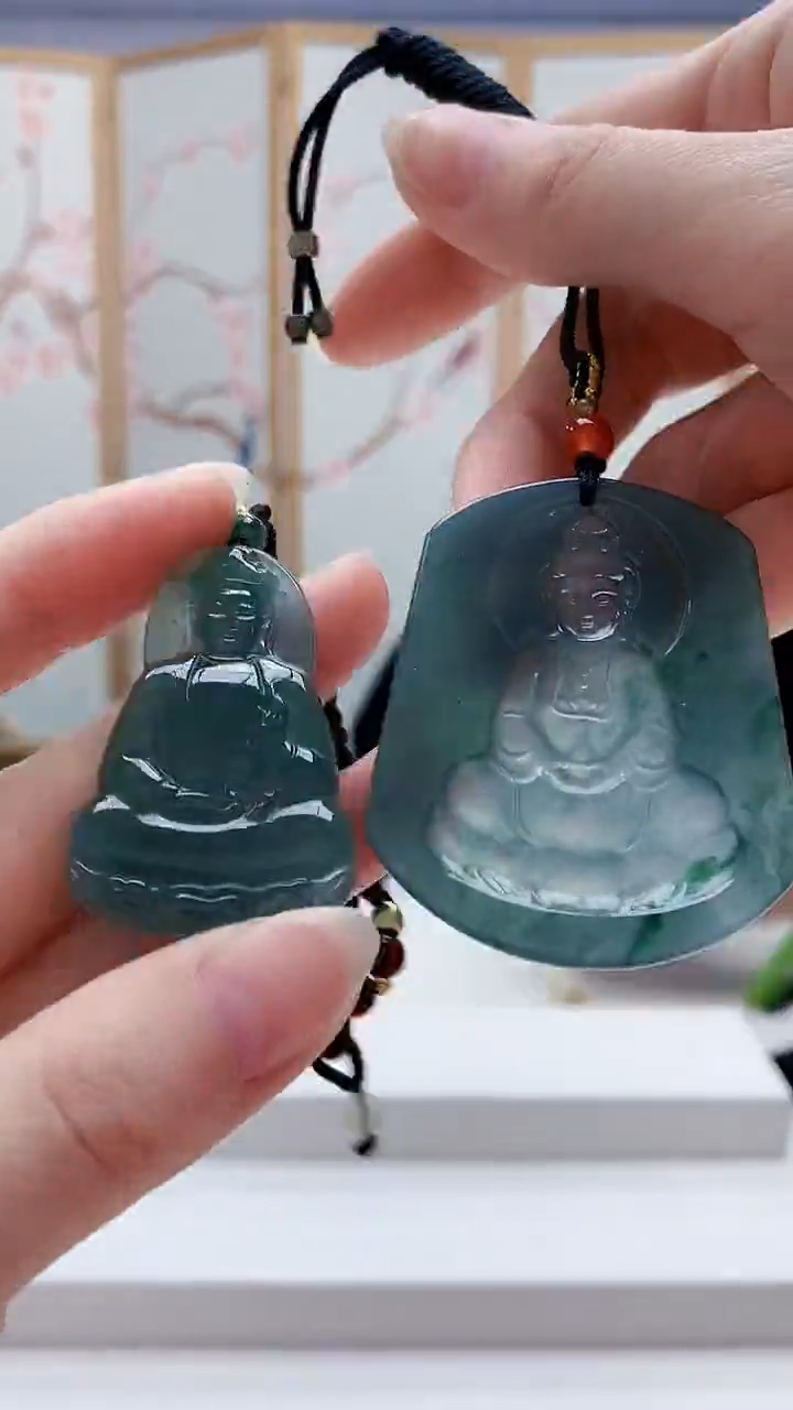 未镶嵌定制翡翠5060ry-毛货挂件27