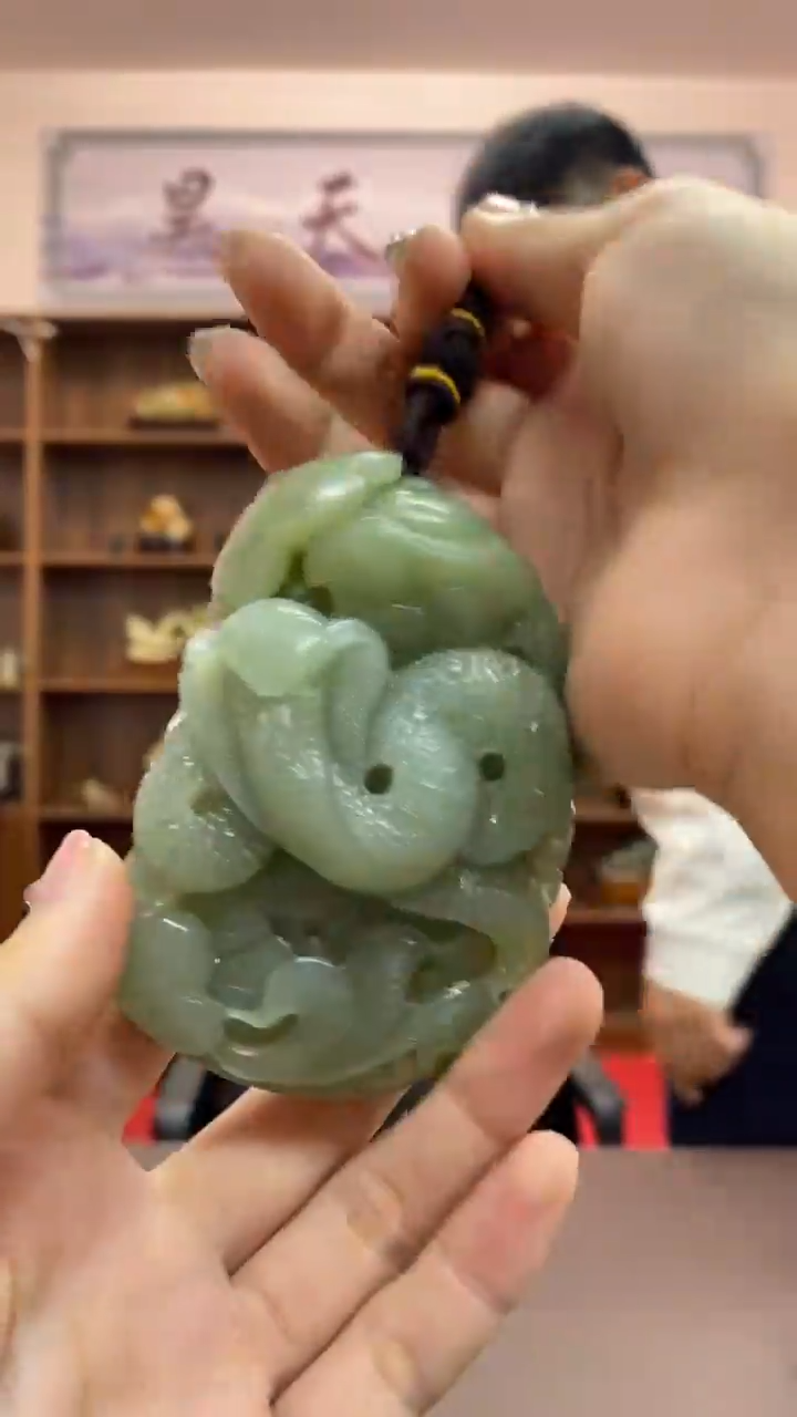 【闪购商品】和田玉手把未镶嵌巳蛇手把