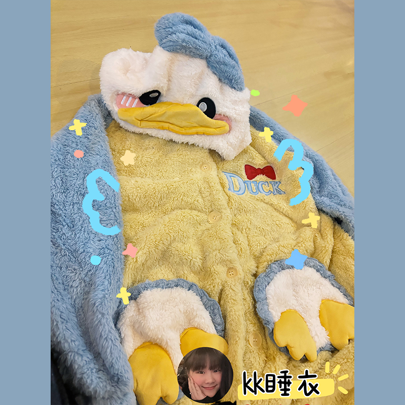 400-460睡衣家居服男士加绒加厚套装