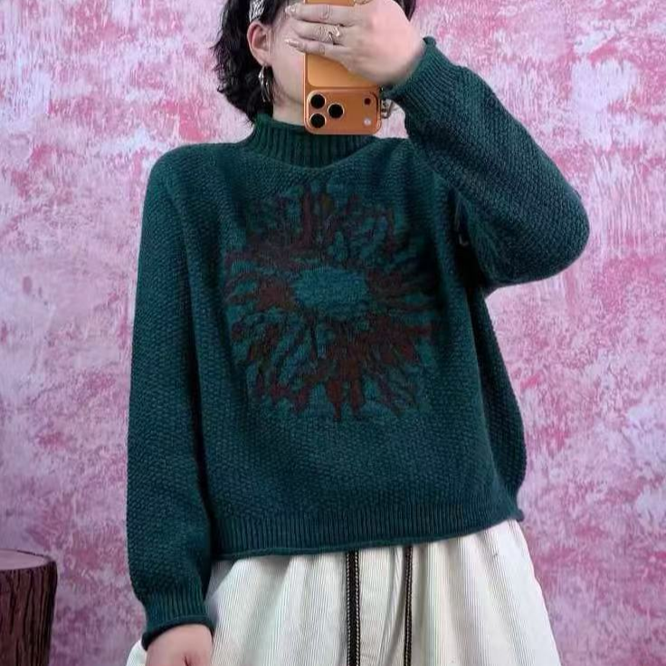 18663新款秋冬休闲百搭加厚毛衣