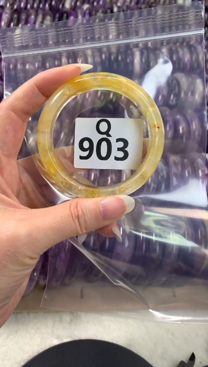 【闪购商品】水晶水晶手镯Q未镶嵌903-55