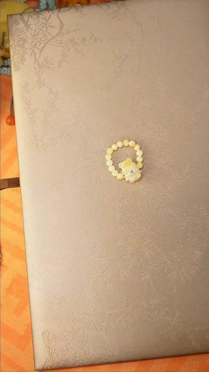 【闪购商品】琥珀戒指未镶嵌戒指