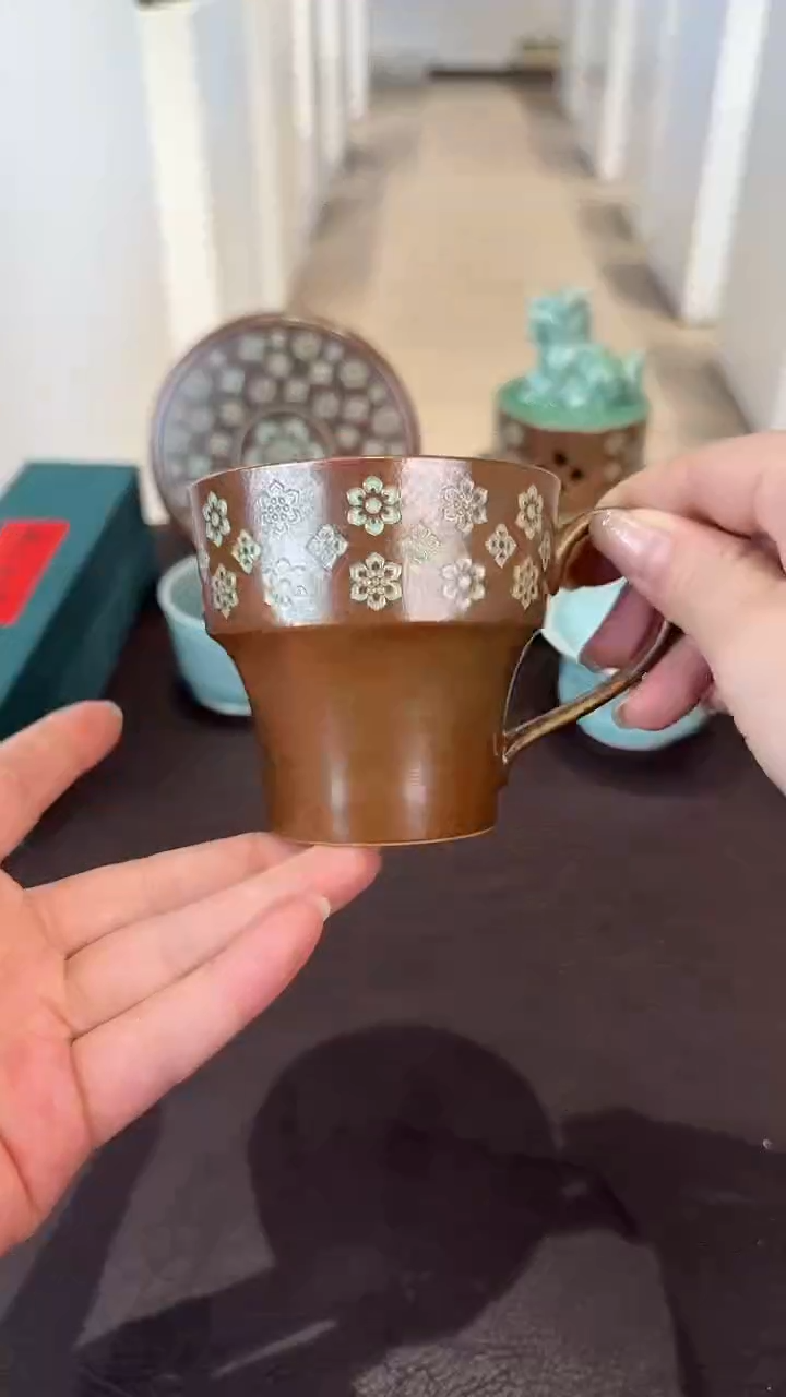 青瓷手工茶器包邮