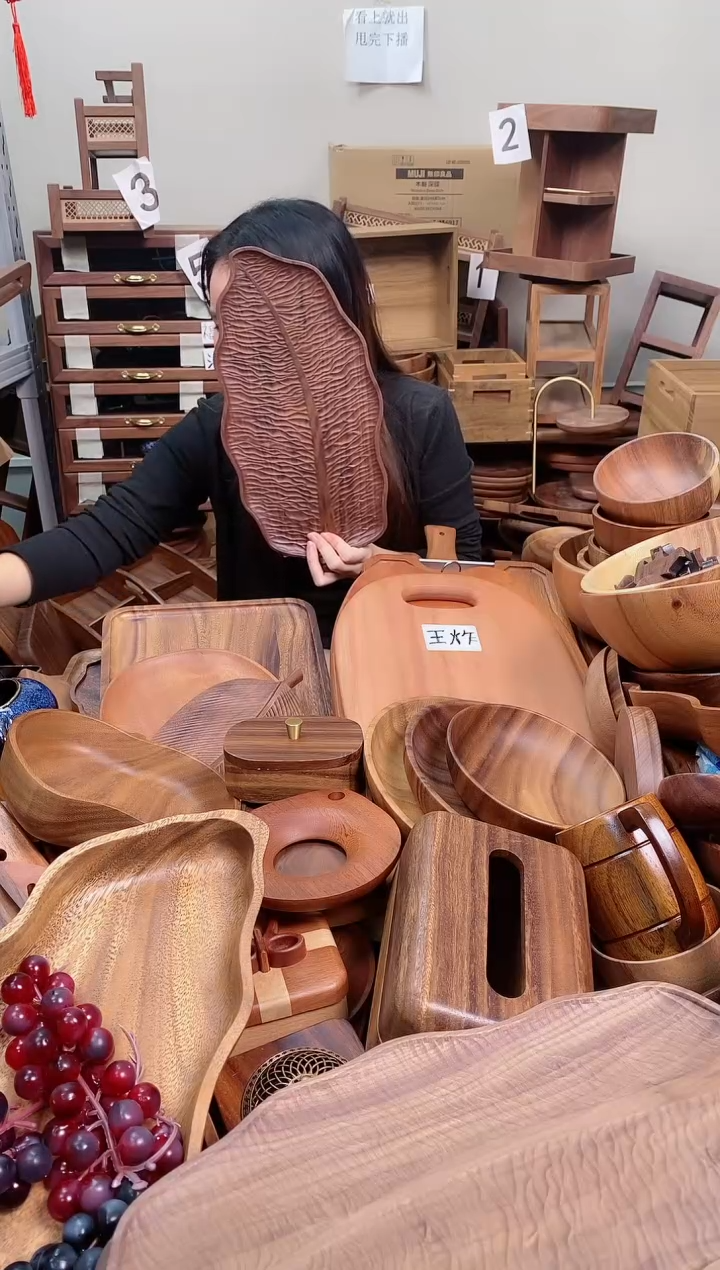 木   柚木收纳筐15*15*15cm