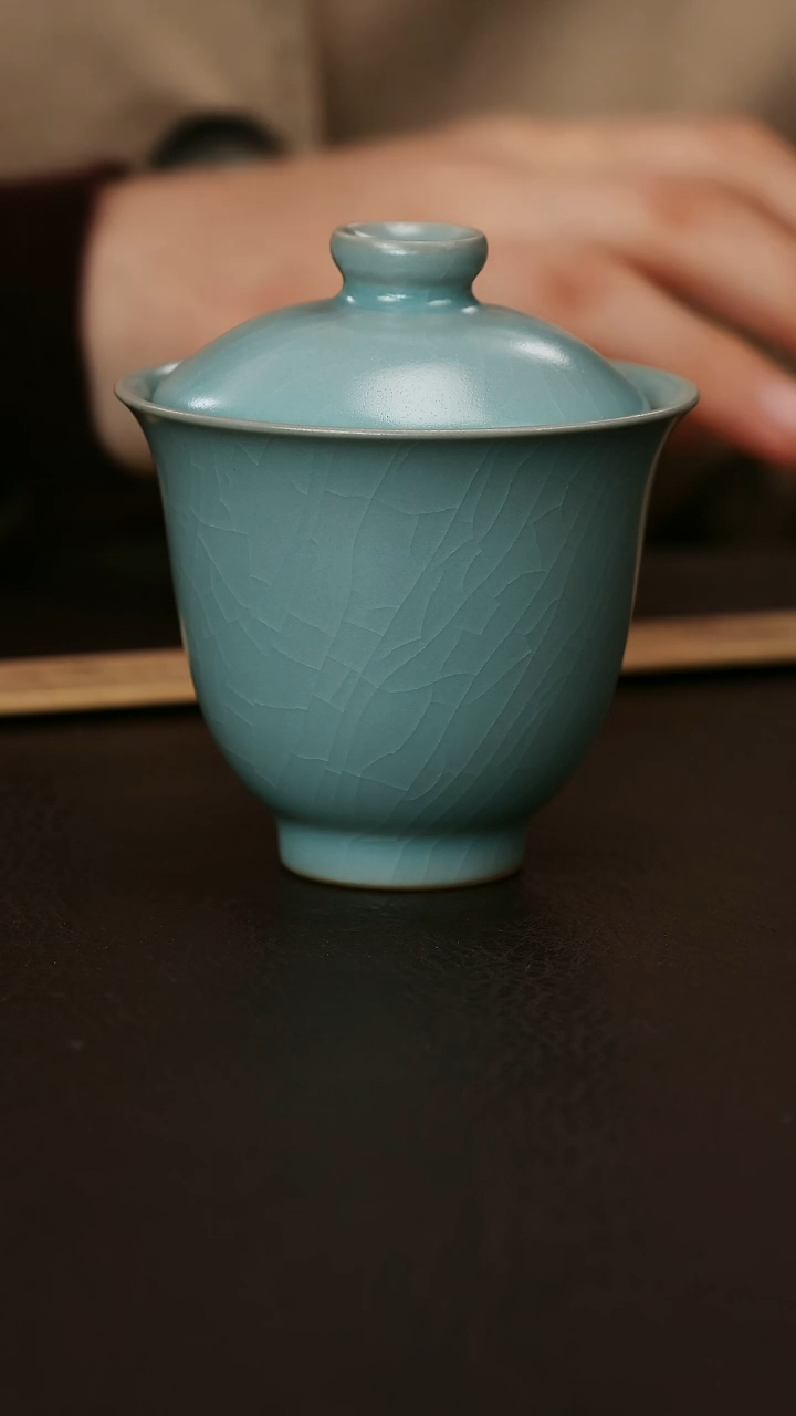 其他d****n李布托精品青玉吟盖碗26