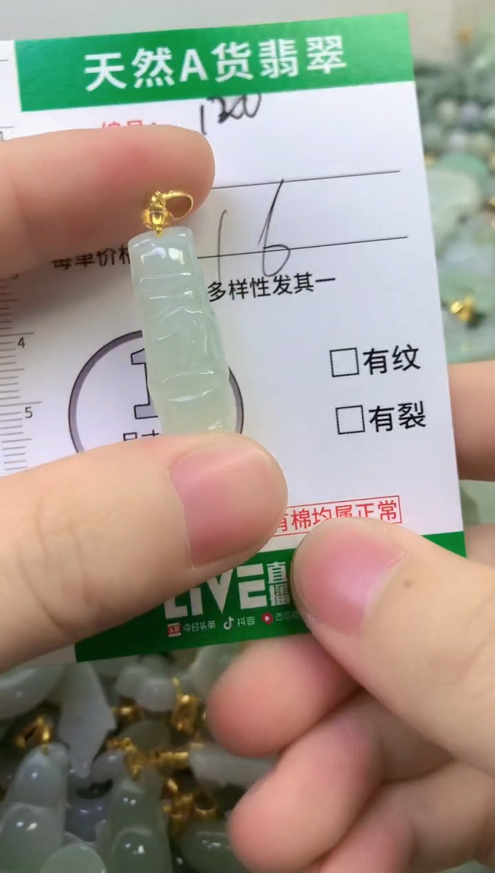 颈饰未镶嵌翡翠纯天然缅甸A货翡翠