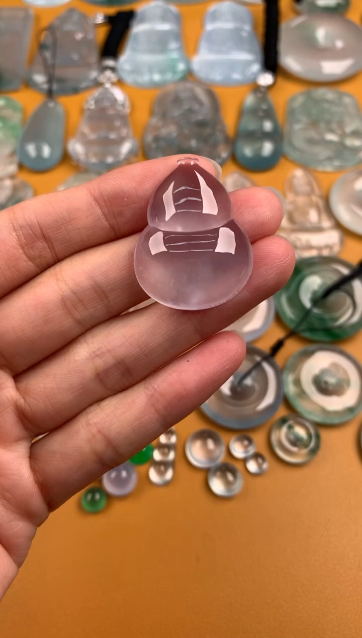 颈饰未镶嵌翡翠30-24-7.4