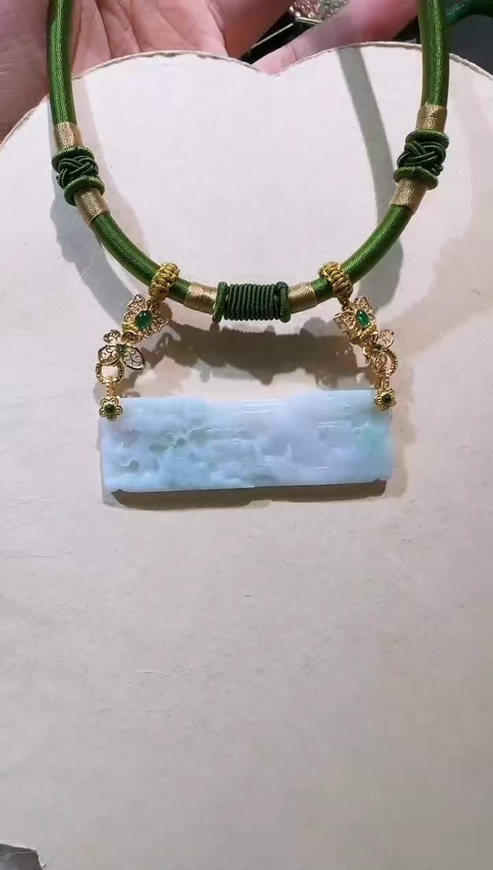 【闪购商品】翡翠颈饰未镶嵌国风