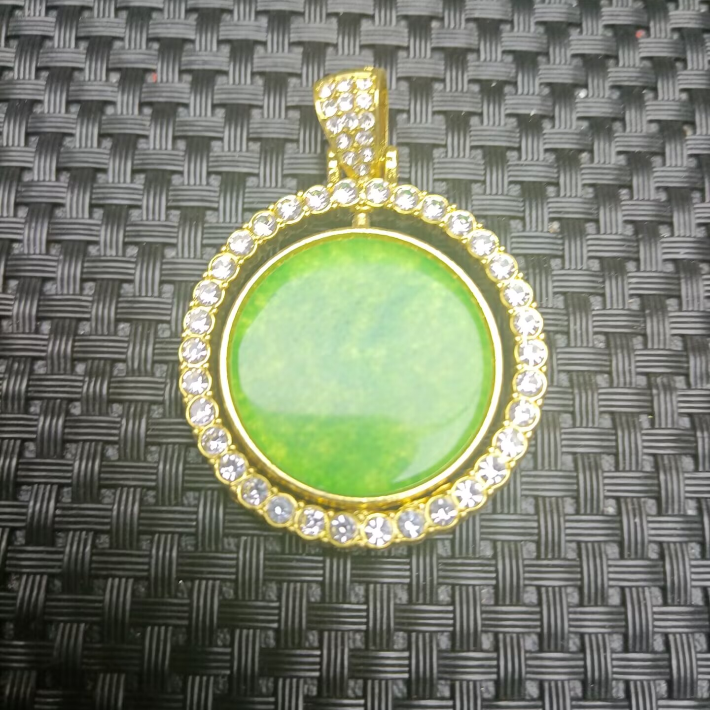 L42精品翡翠双面吊坠