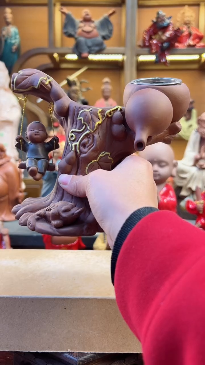 【闪购商品】紫砂茶宠器闵茶宠摆件