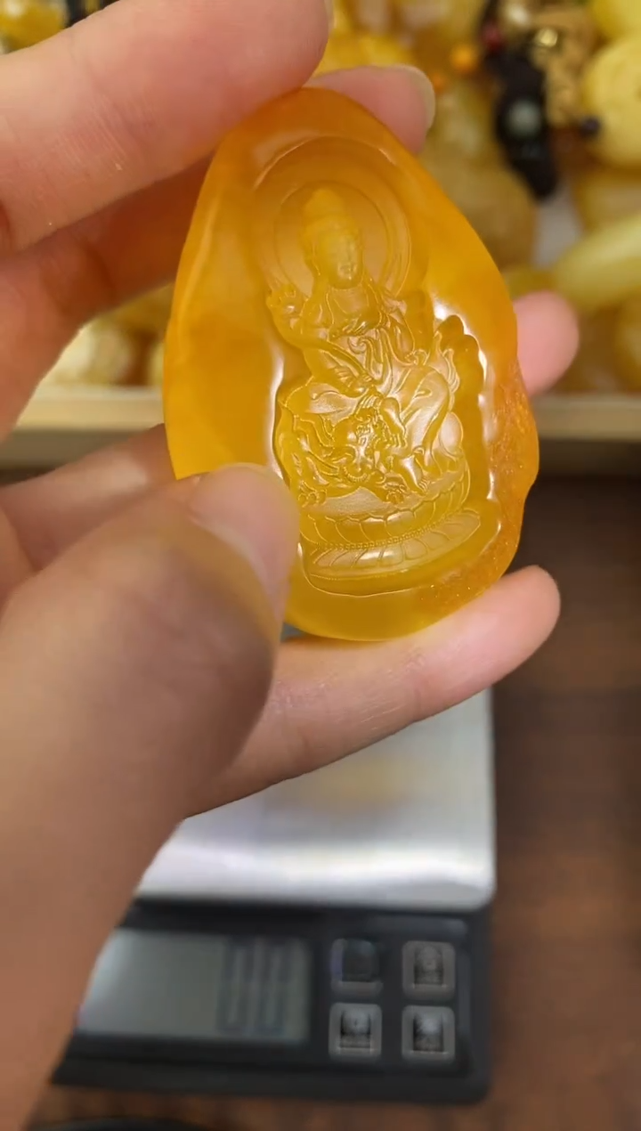 裸石琥珀未镶嵌天然琥珀蜜蜡