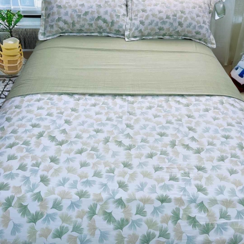 【秋枫四件套】斜纹棉 加厚加密 密实贴身透气