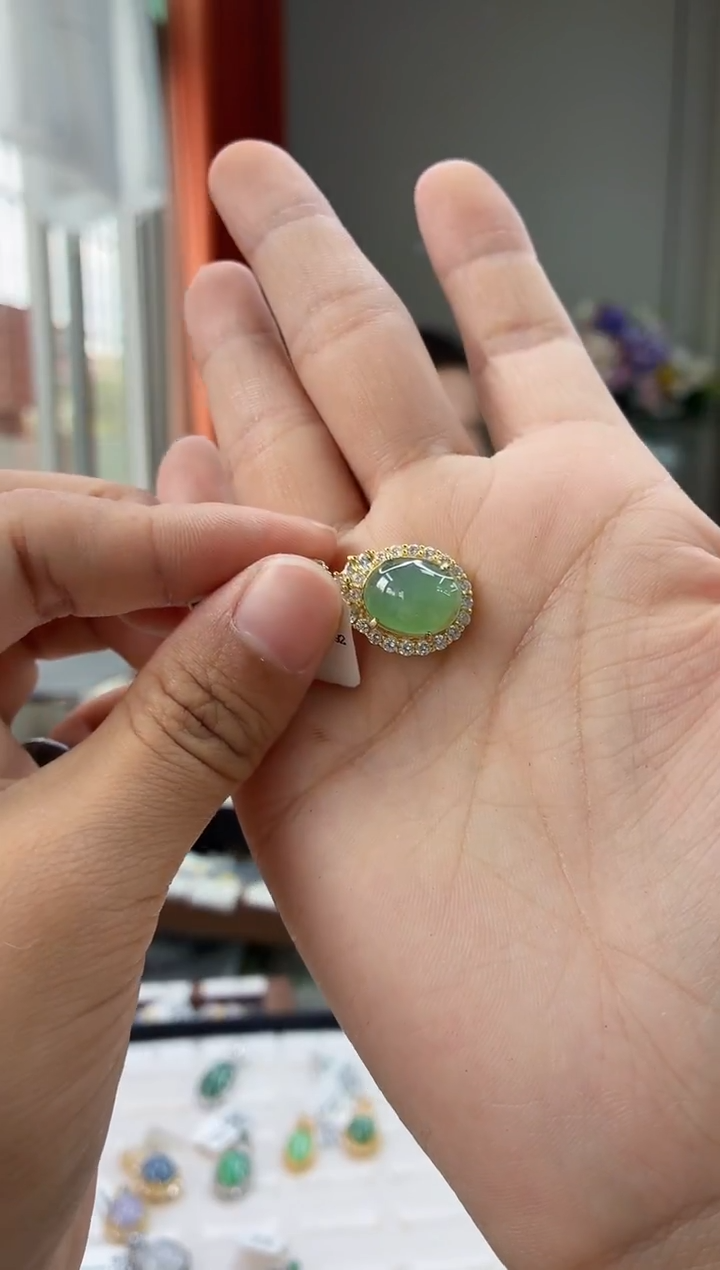 颈饰银S925镶嵌翡翠11111111111111111