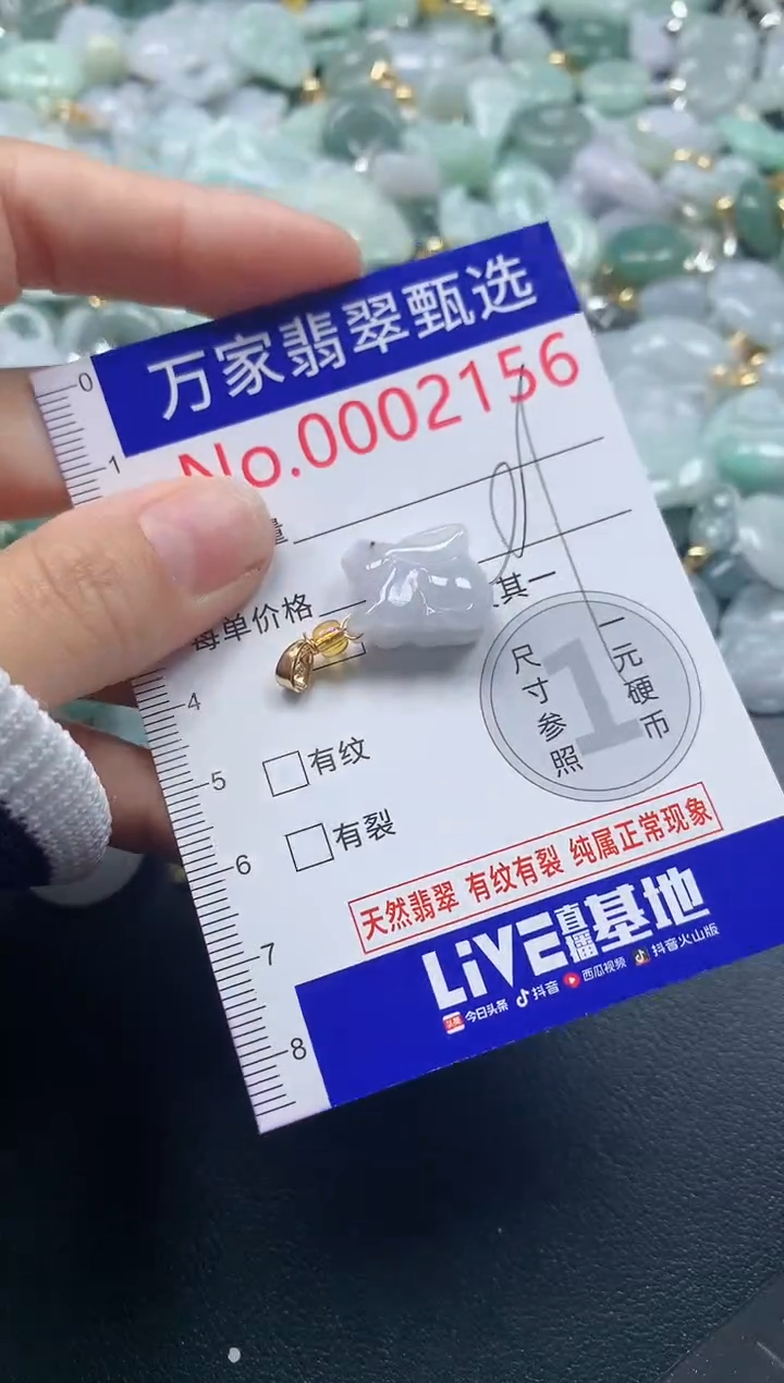 吊坠(不含链)未镶嵌翡翠2156