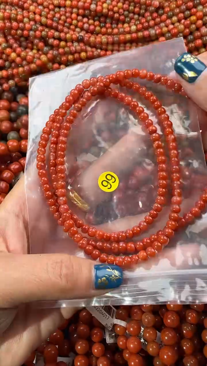 未镶嵌手串南红玛瑙4+